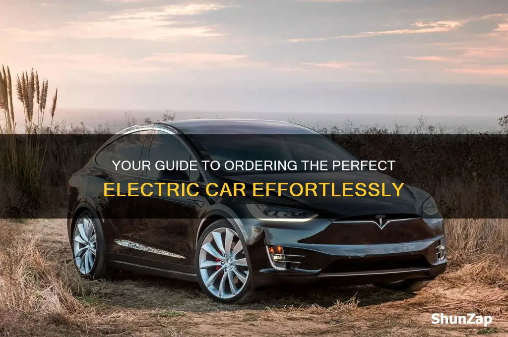 how to order an electric car