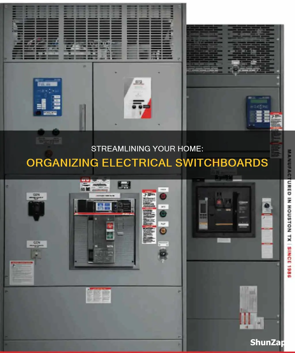 how to organize electrical switchboard in house