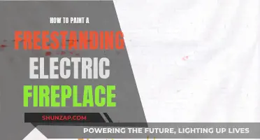 Transform Your Freestanding Electric Fireplace with Paint
