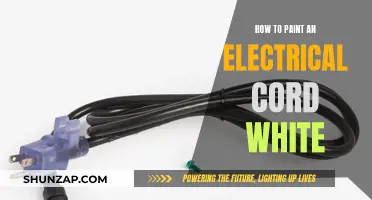 Painting Electrical Cords White: A DIY Guide