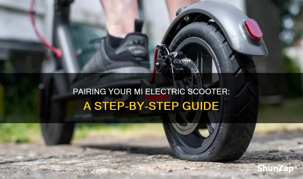 how to pair my mi electric scooter