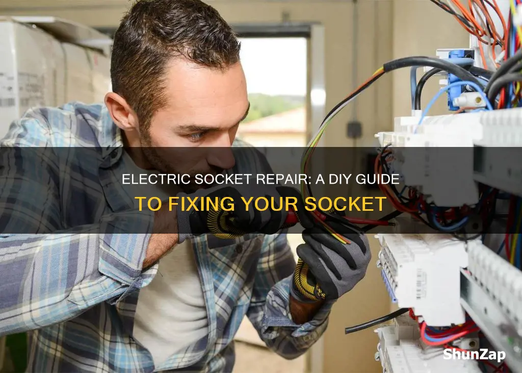 how to patch up an electric socket