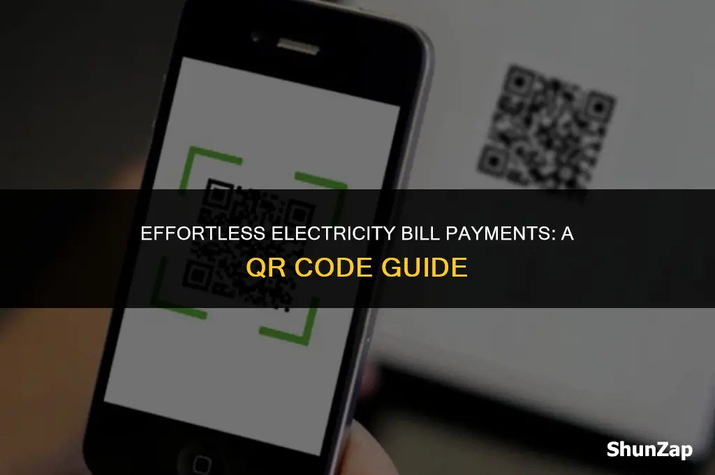 how to pay electricity bill using qr code
