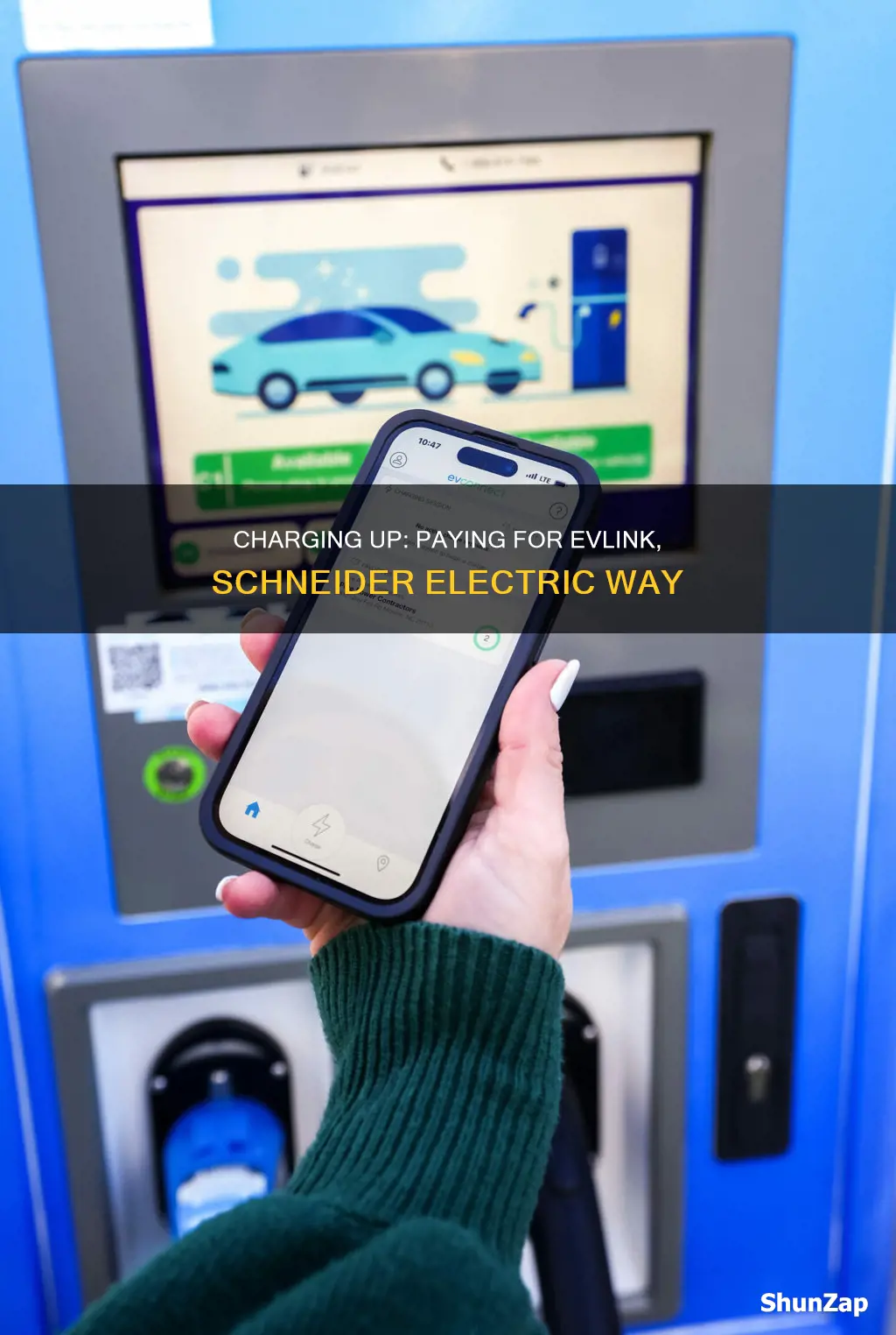 how to pay for evlink schneider electric