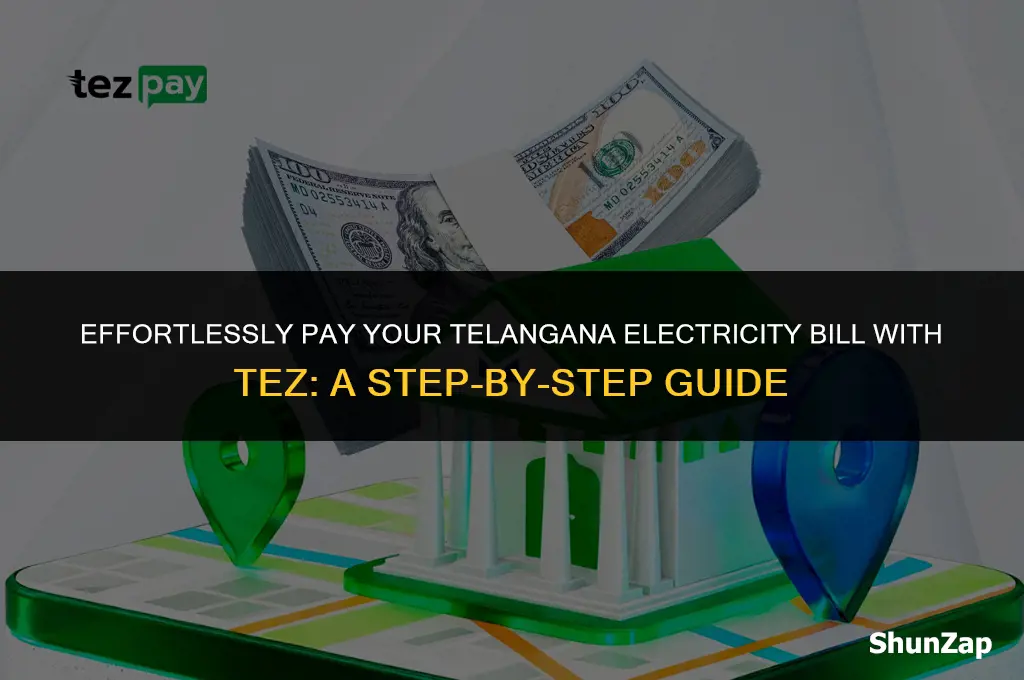 how to pay telangana electricity bill using tez