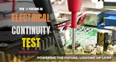Conducting an Electrical Continuity Test: Step-by-Step Guide