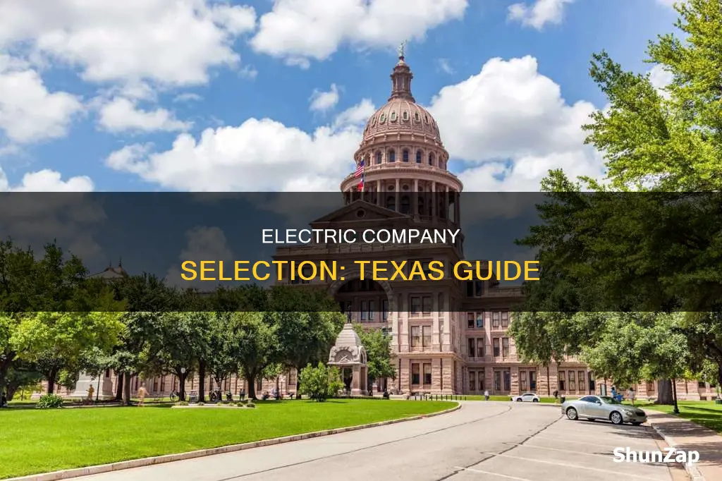 how to pick an electric company in texas