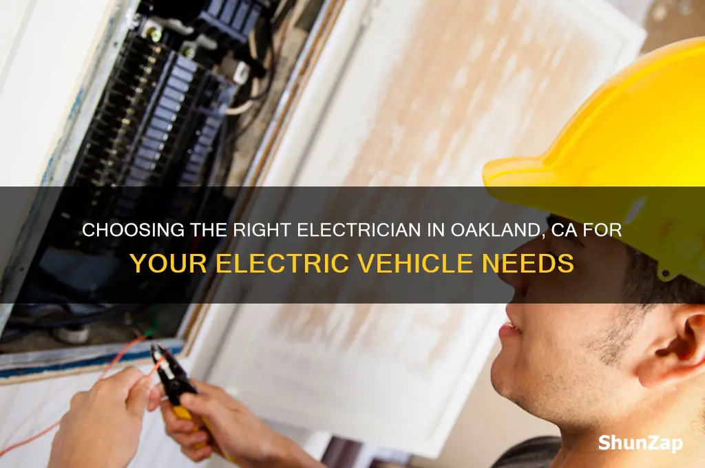 how to pick electrician oakland ca electric car