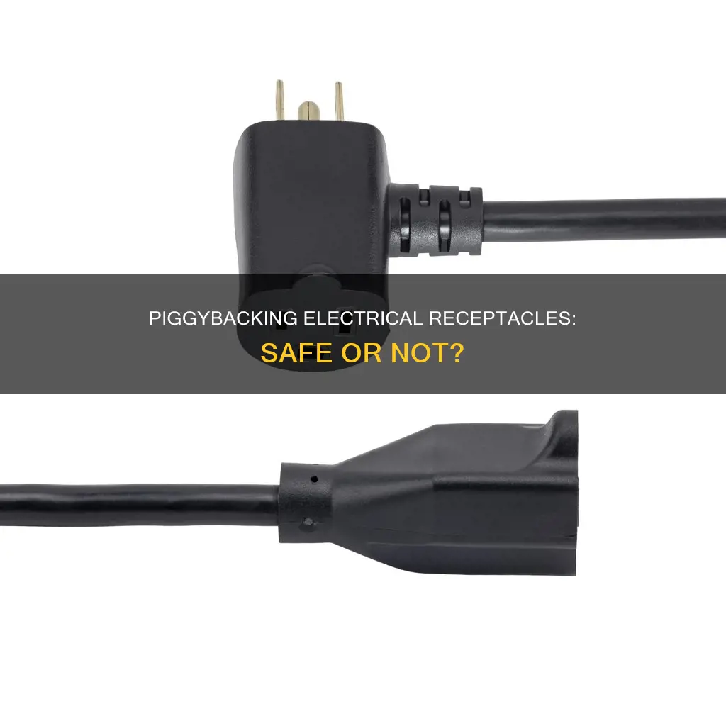 how to piggyback off an electrical receptacle