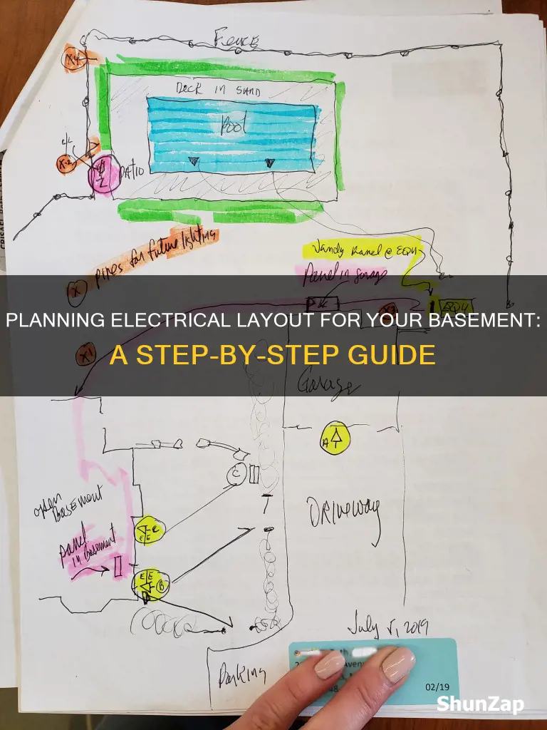 how to plan electrical layout for basement