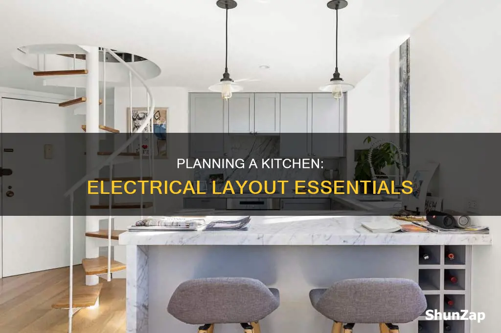 how to plan electrical layout for kitchen