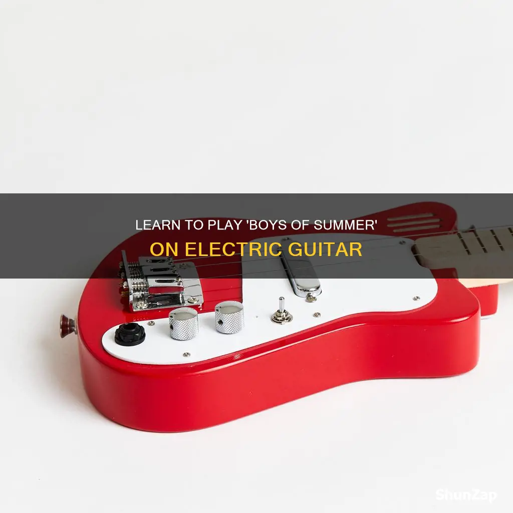 how to play boys of summer electric