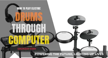 Playing Electric Drums: Computer Connection Guide