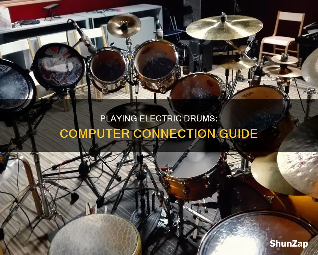 how to play electric drums through computer