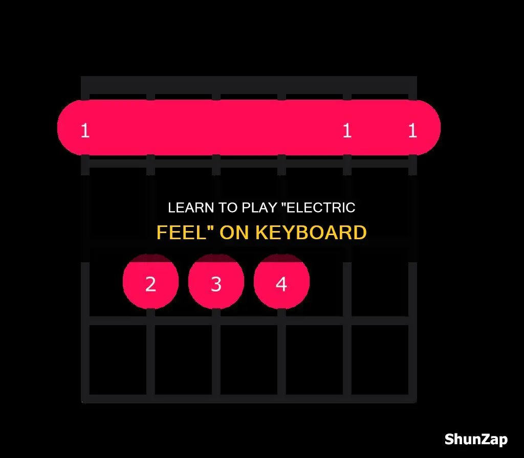 how to play electric feel on keyboard