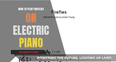 Playing Fireflies on Electric Piano: A Beginner's Guide