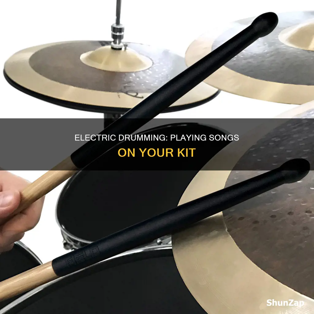 how to play songs on electric drums