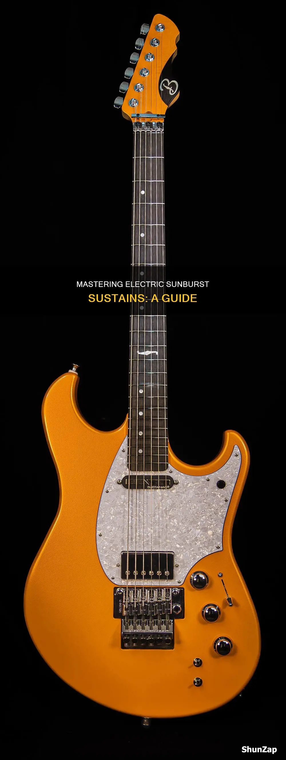 how to play sustains with electric sunburst