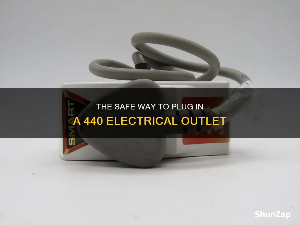 how to plug in a 440 electrical