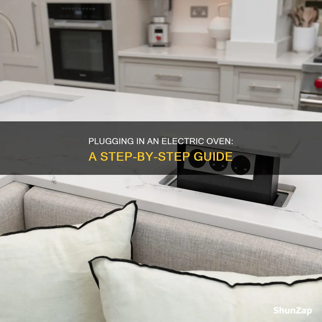 how to plug in an electric oven
