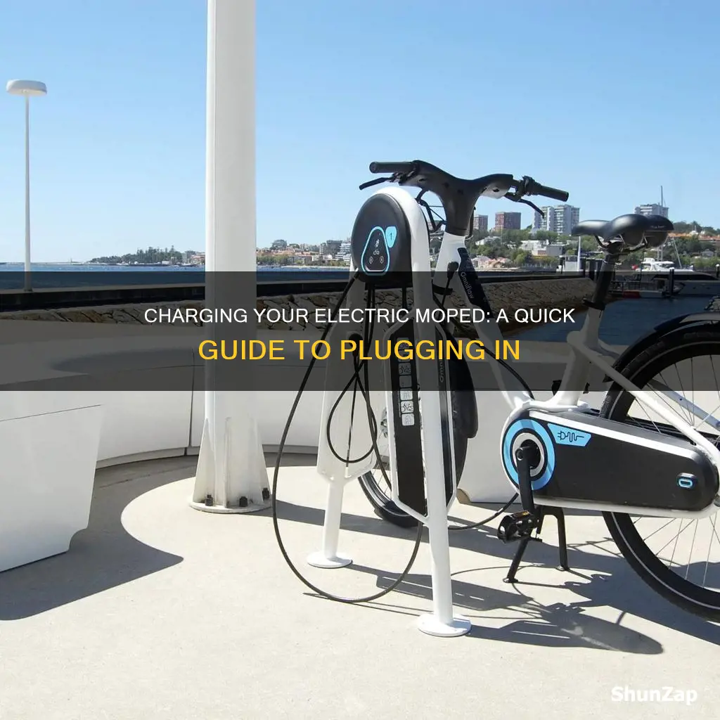 how to plug in your electric moped