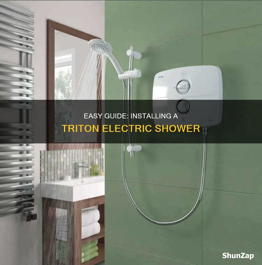 how to plumb a triton electric shower