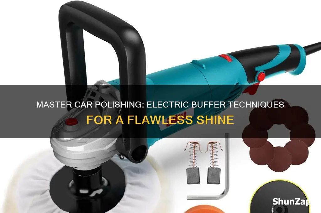 how to polish a car with electric buffer