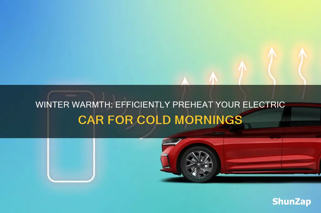 how to preheat an electric car in the winter