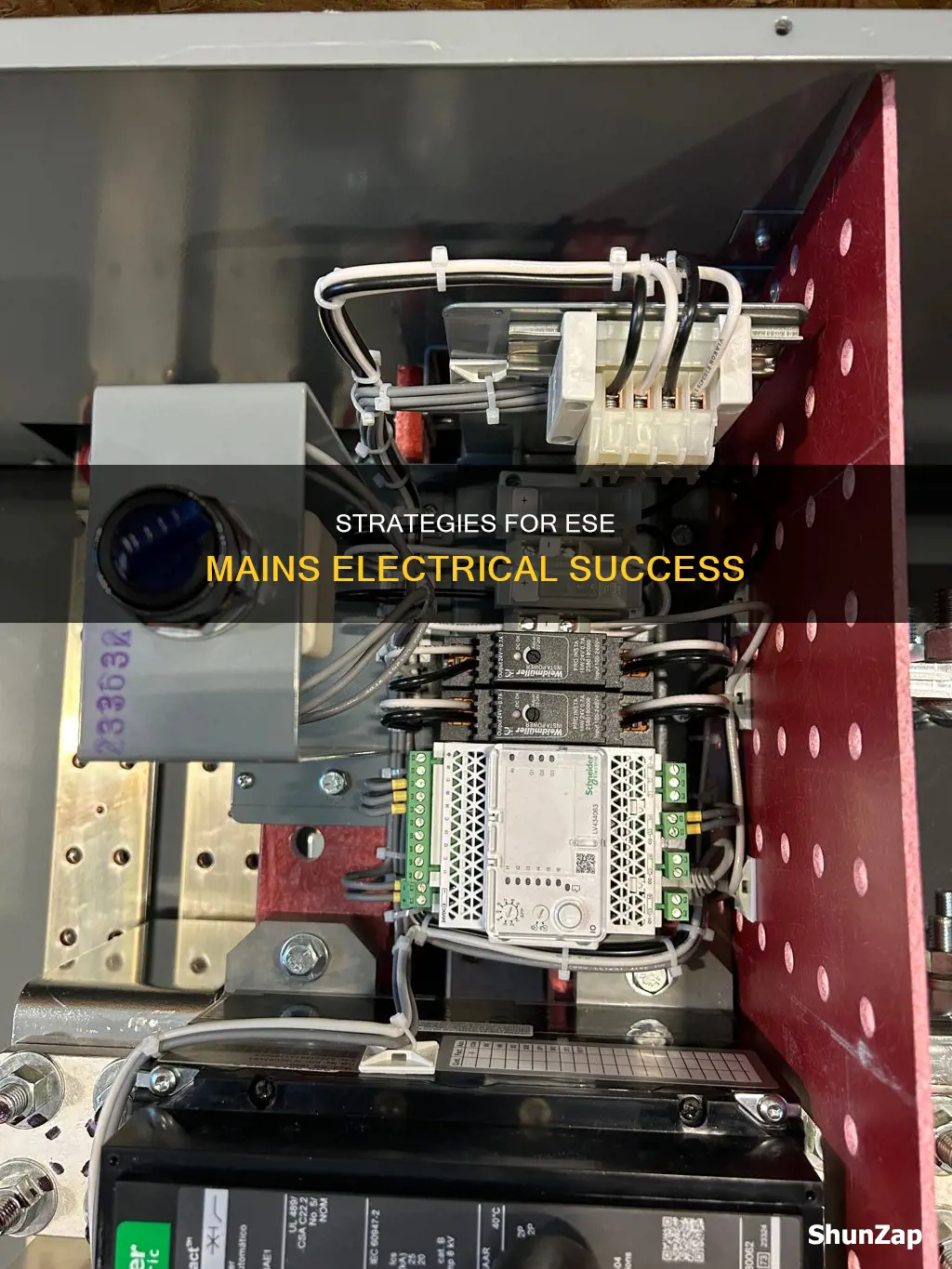 how to prepare for ese mains electrical
