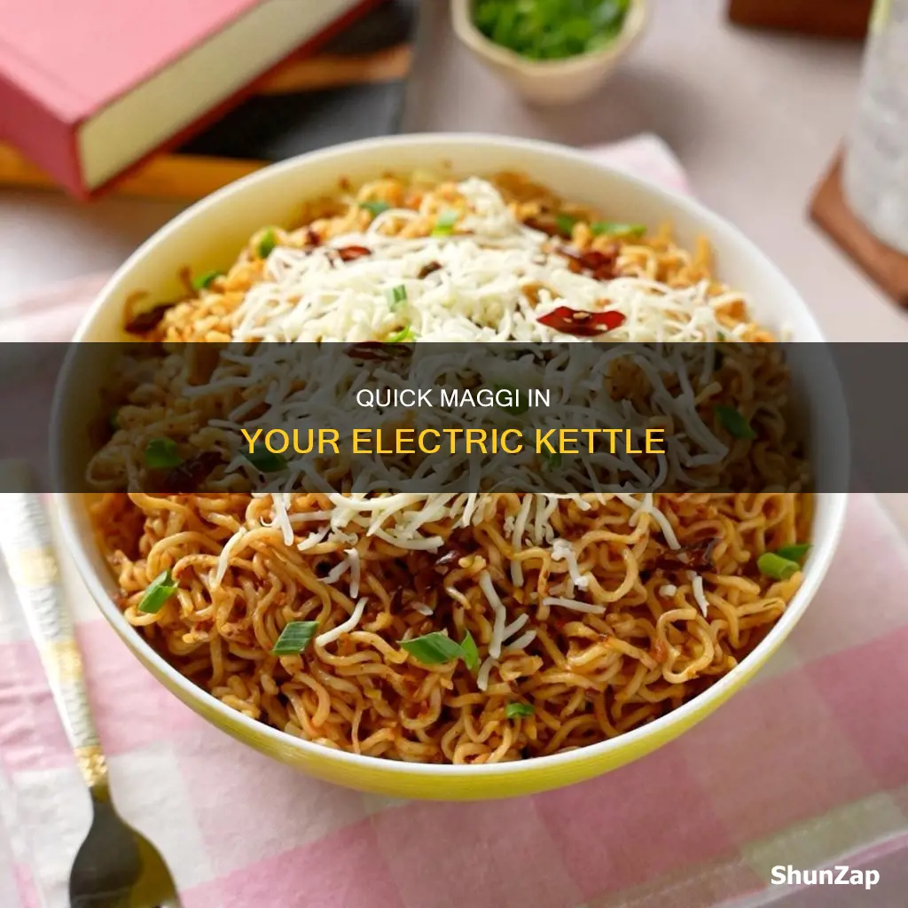 how to prepare maggi in electric kettle