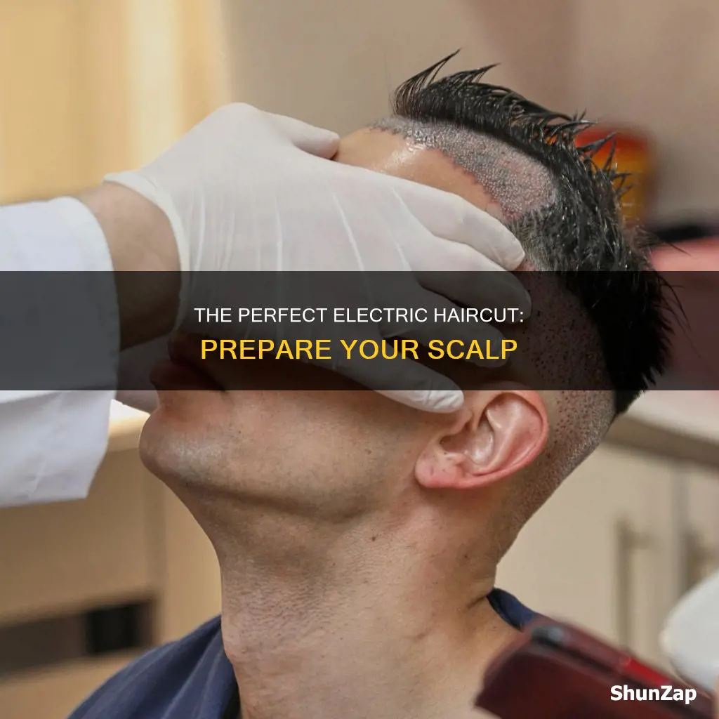 how to prepare scalp for electric haircut
