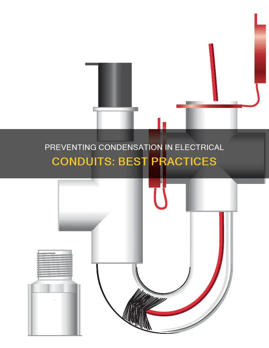 how to prevent condensation in electrical conduit