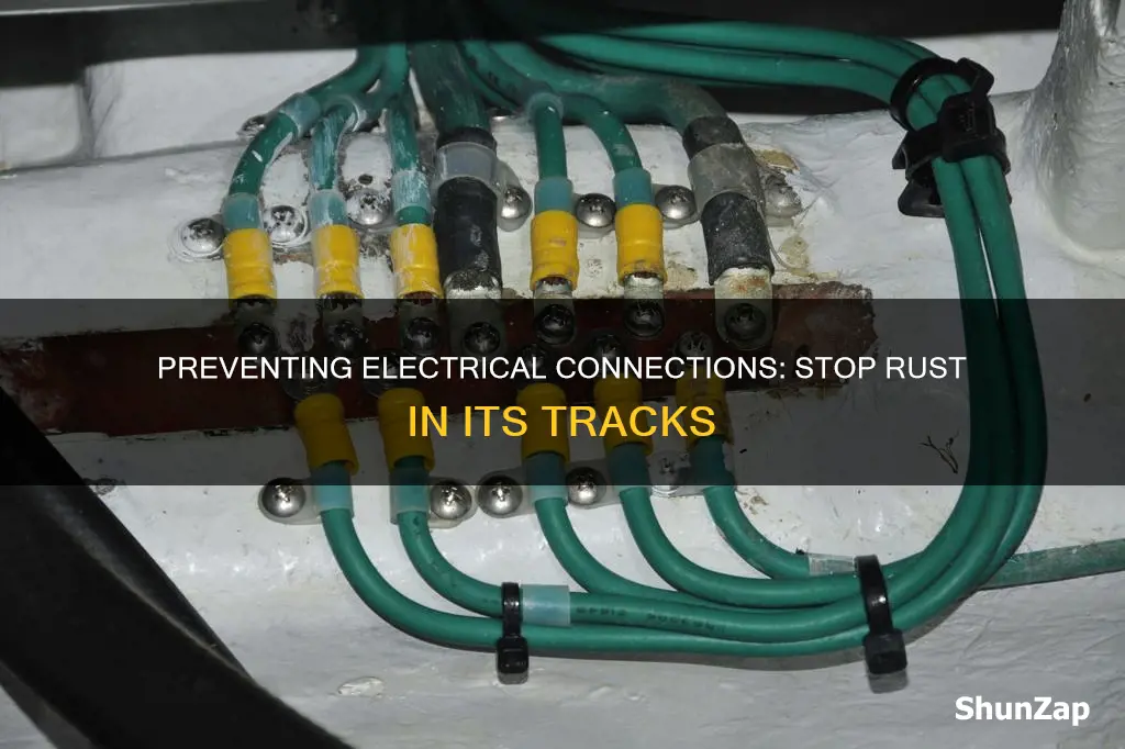 how to prevent electrical connections from rusting