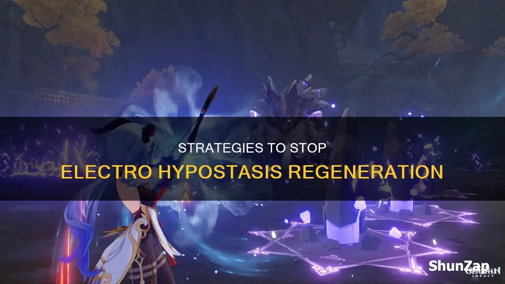 how to prevent electro hypostasis from healing
