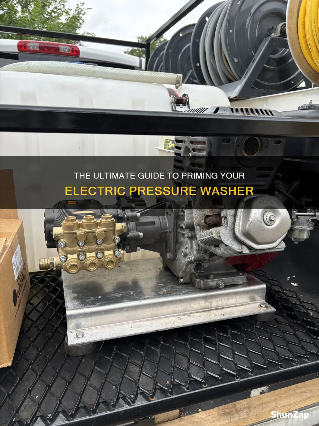 how to prime an electric pressure washer