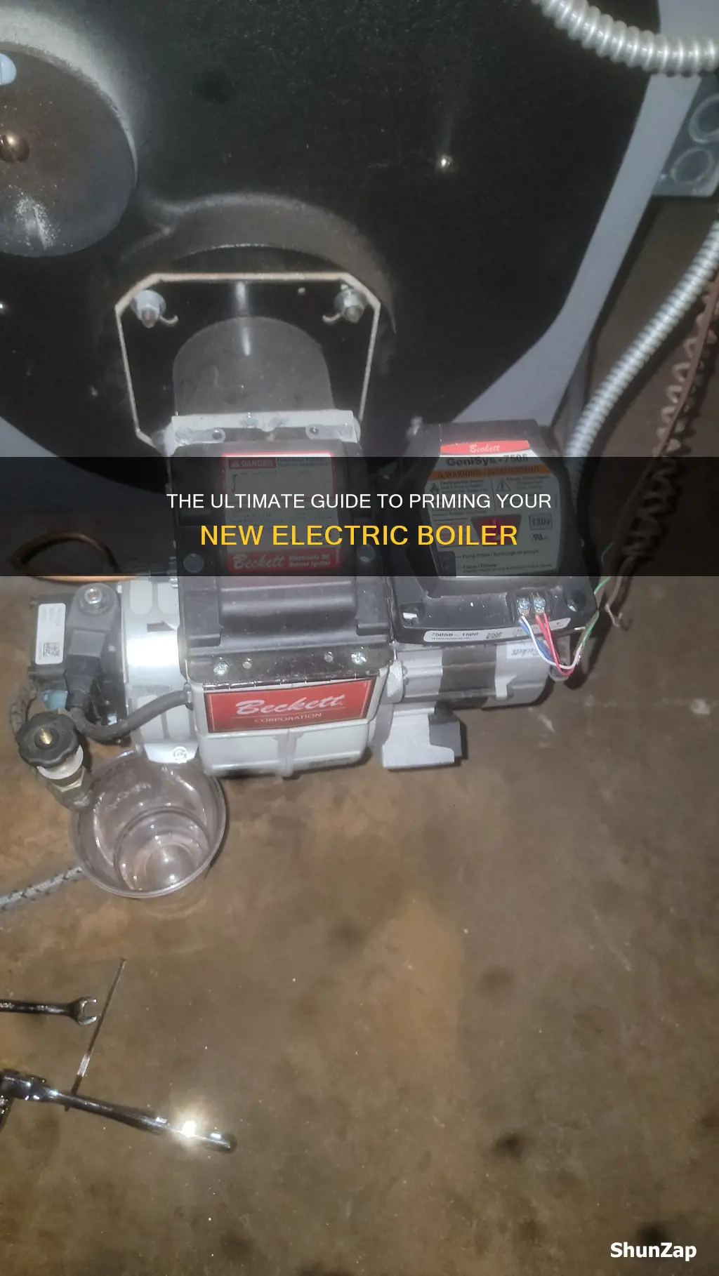 how to prime new automatic electric boiler