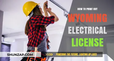 Printing Your Wyoming Electrical License: A Step-by-Step Guide