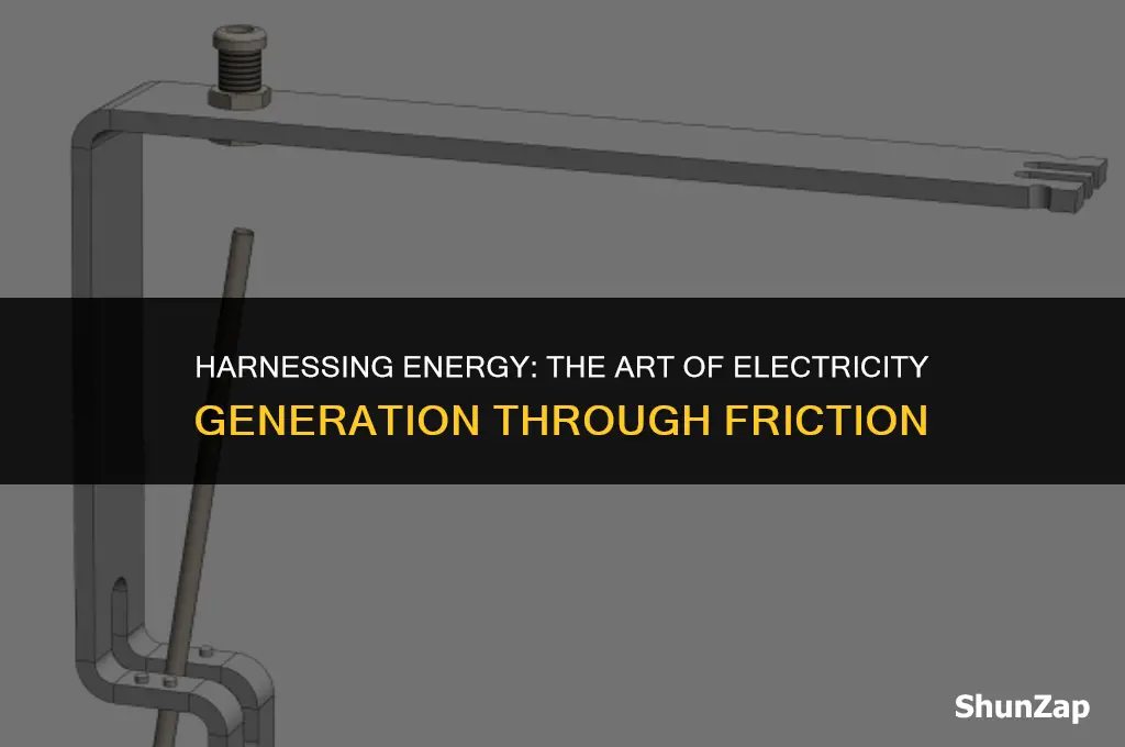 how to produce electricity using friction