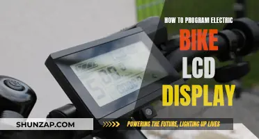 Customizing Your Electric Bike: Programming the LCD Display