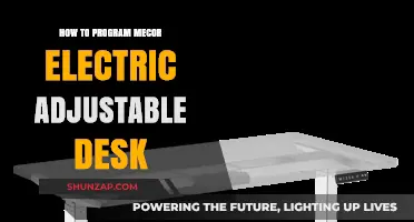 Adjusting Your Mecor Electric Desk: A Programming Guide