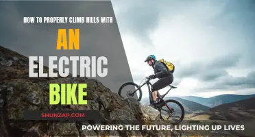 Mastering Hill Climbing Techniques with Your Electric Bike