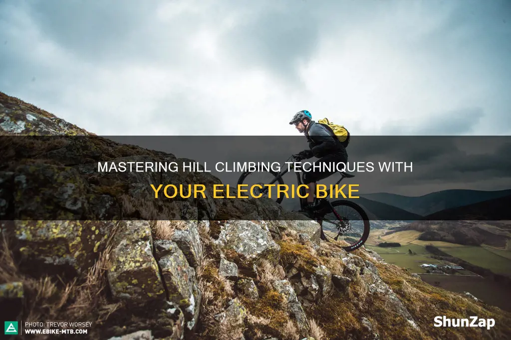 how to properly climb hills with an electric bike