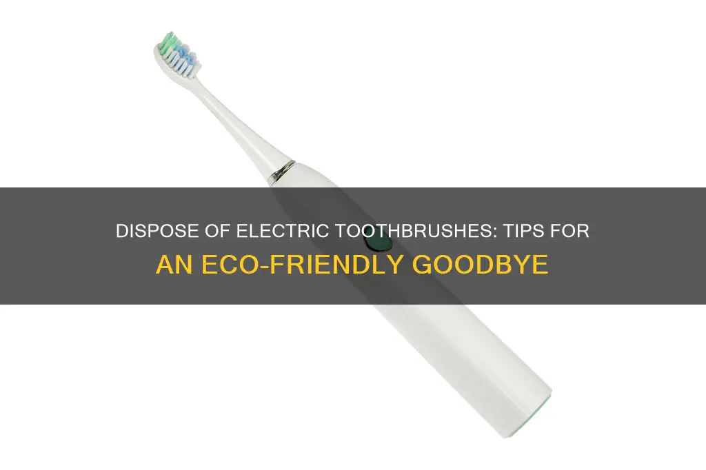 how to properly dispose of electric toothbrush