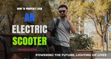 Locking Electric Scooters: Best Practices for Security