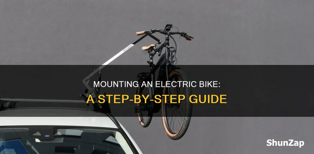 how to properly mount an electric bike