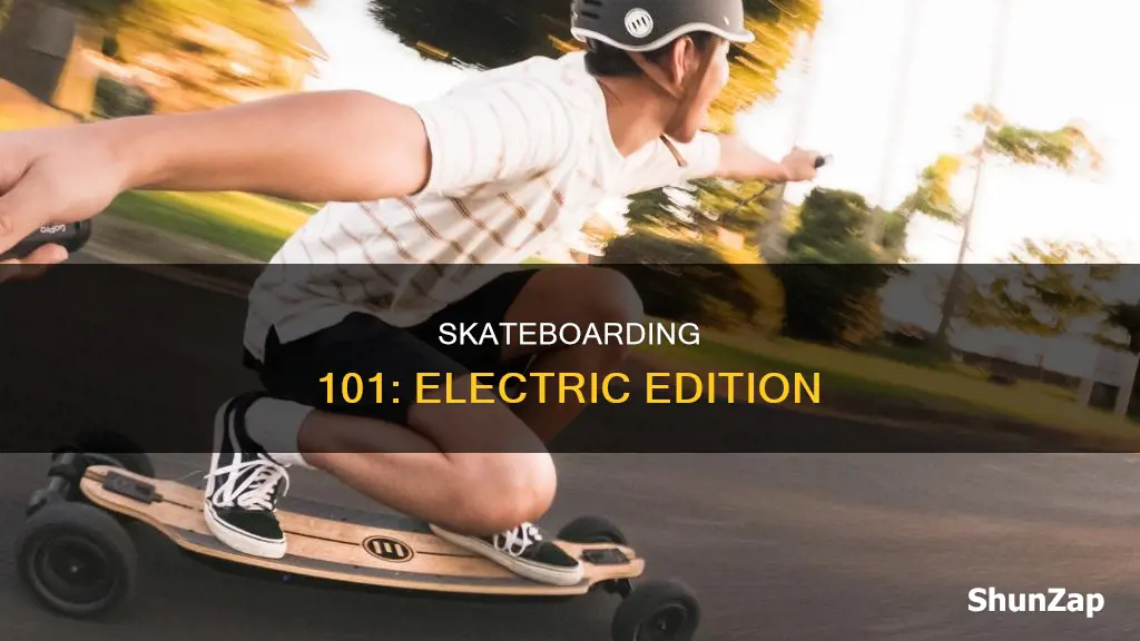 how to properly ride an electric skateboard