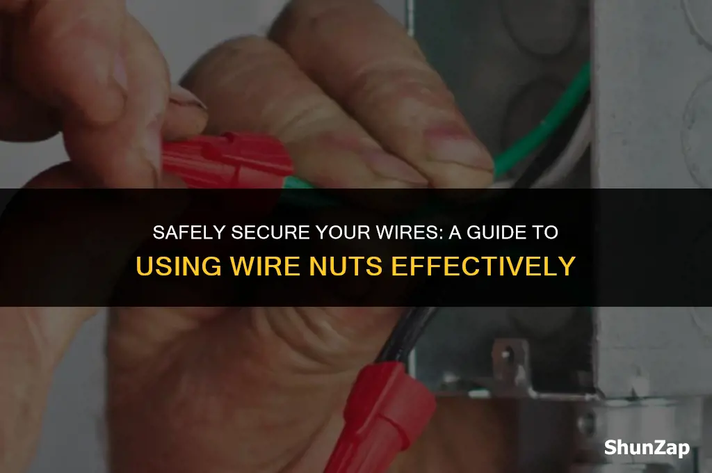 how to properly use a wire nut for electrical wires
