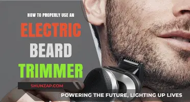 Mastering the Art of Grooming: A Guide to Using Your Electric Beard Trimmer