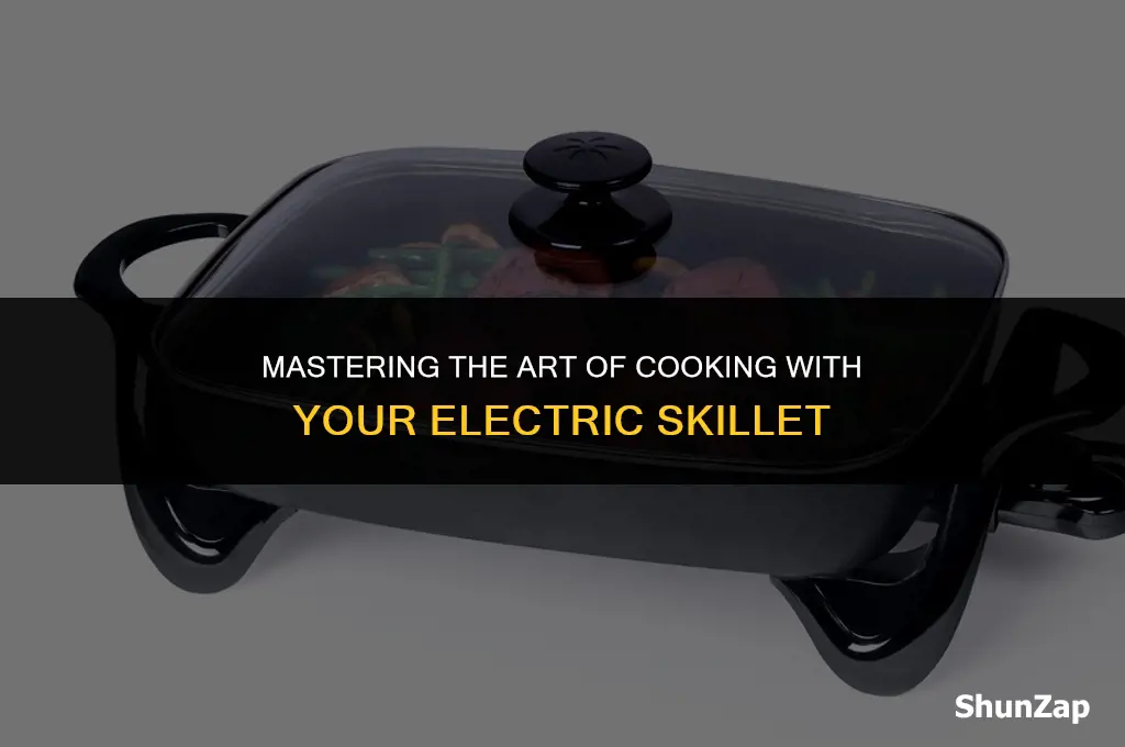how to properly use an electric skillet