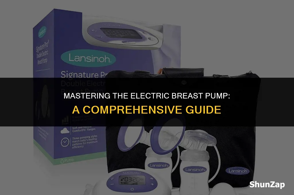 how to properly use electric breast pump